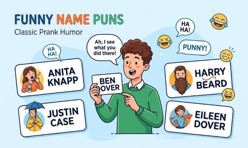Classic Prank Name Puns