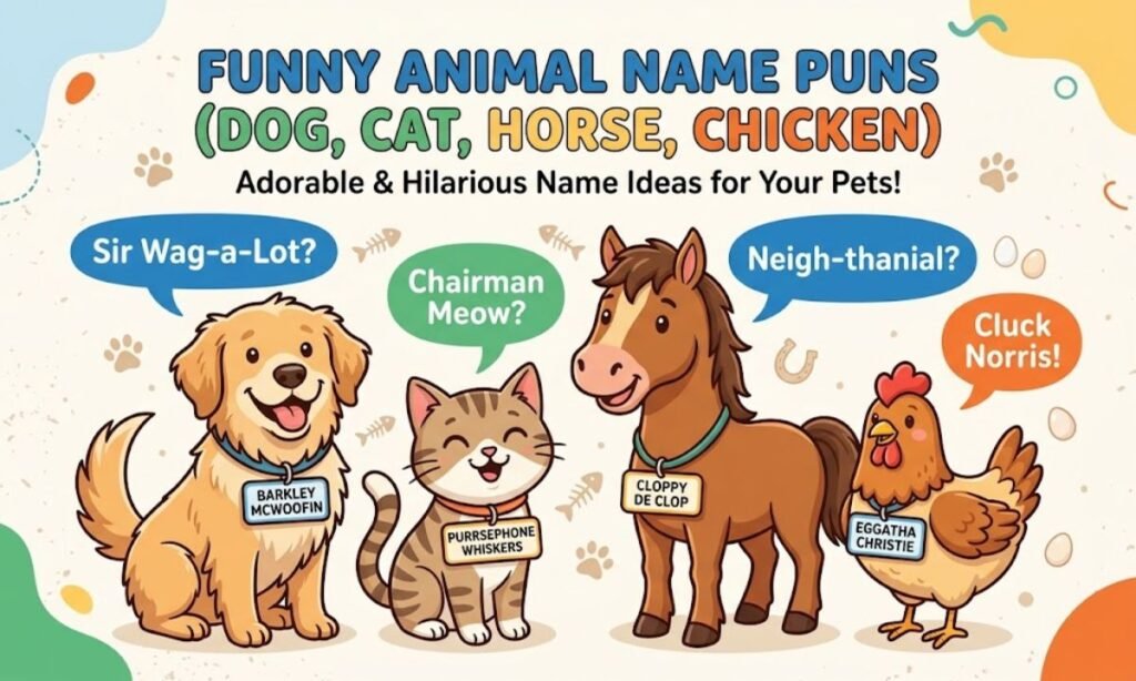 Funny Animal Name Puns