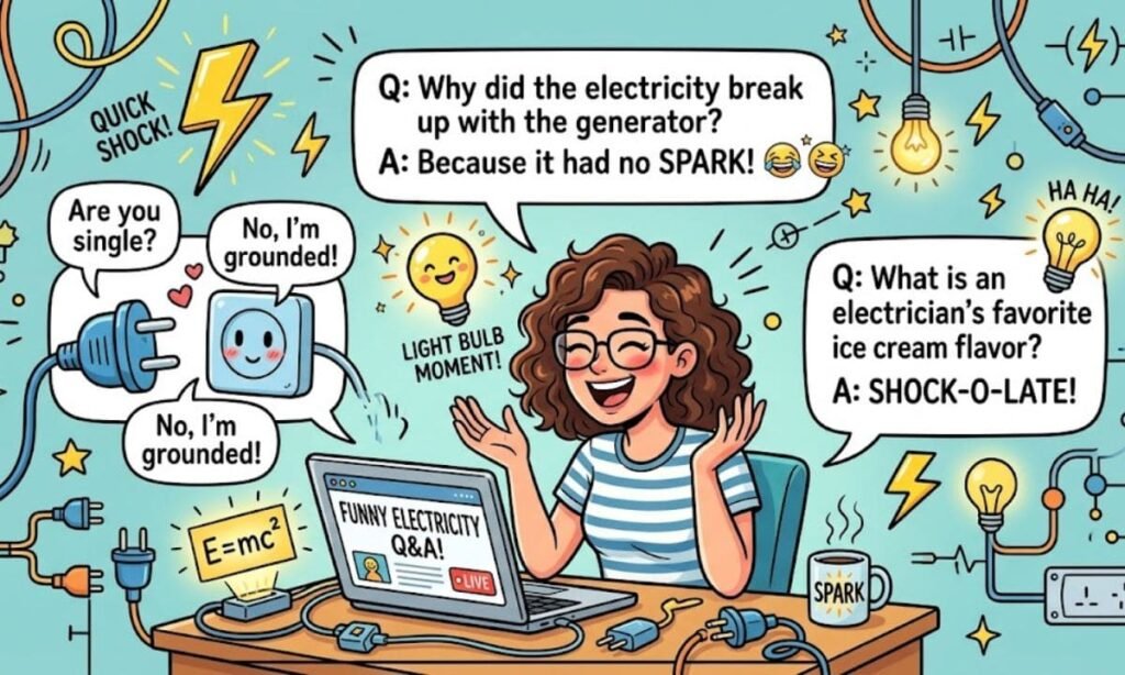 Funny Questions and Answers Electricity Puns