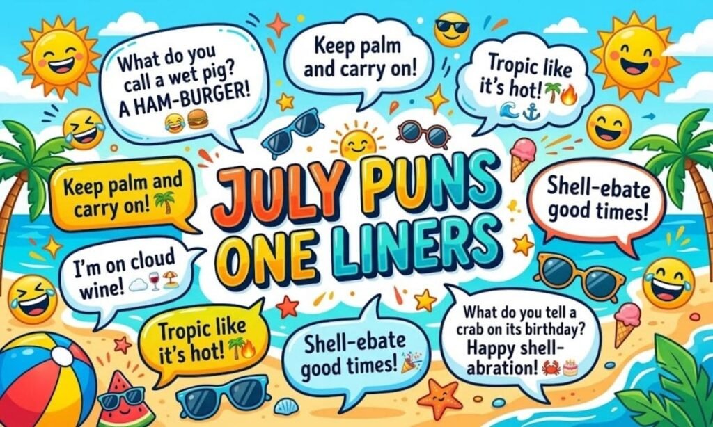 July Puns One Liners
