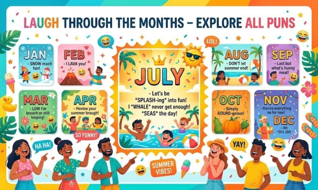 Laugh Through the Months – Explore All Puns