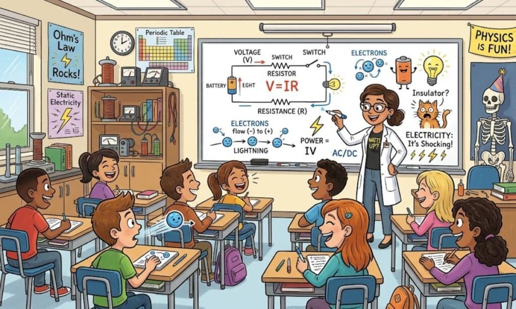 Science Classroom and Physics Friendly Puns