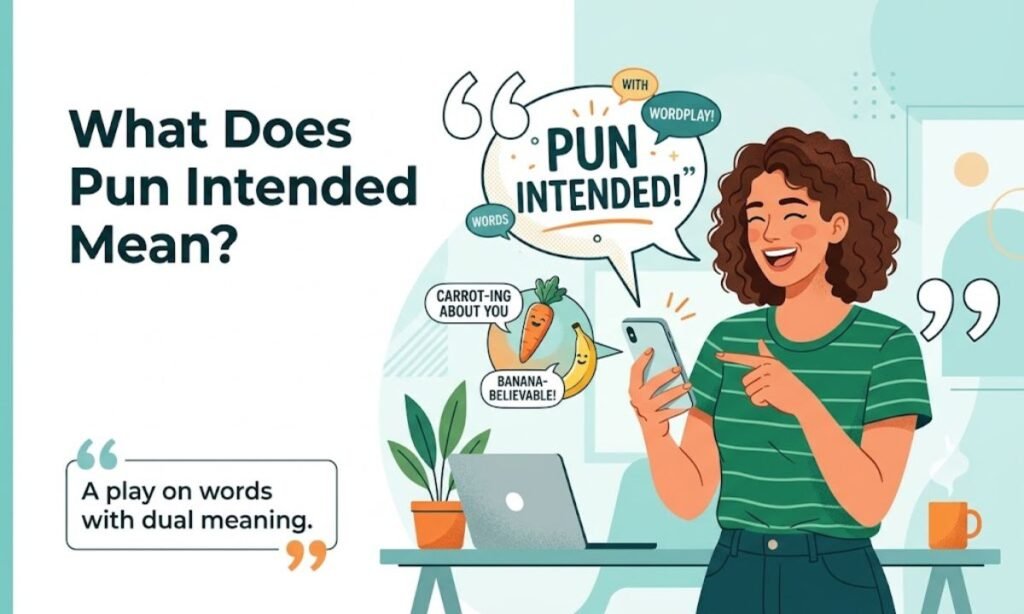 What Does Pun Intended Mean